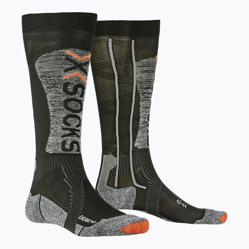 X-Socks Ski Energizer Lt 4.0 grey XSSSNGW19U ski socks 4
