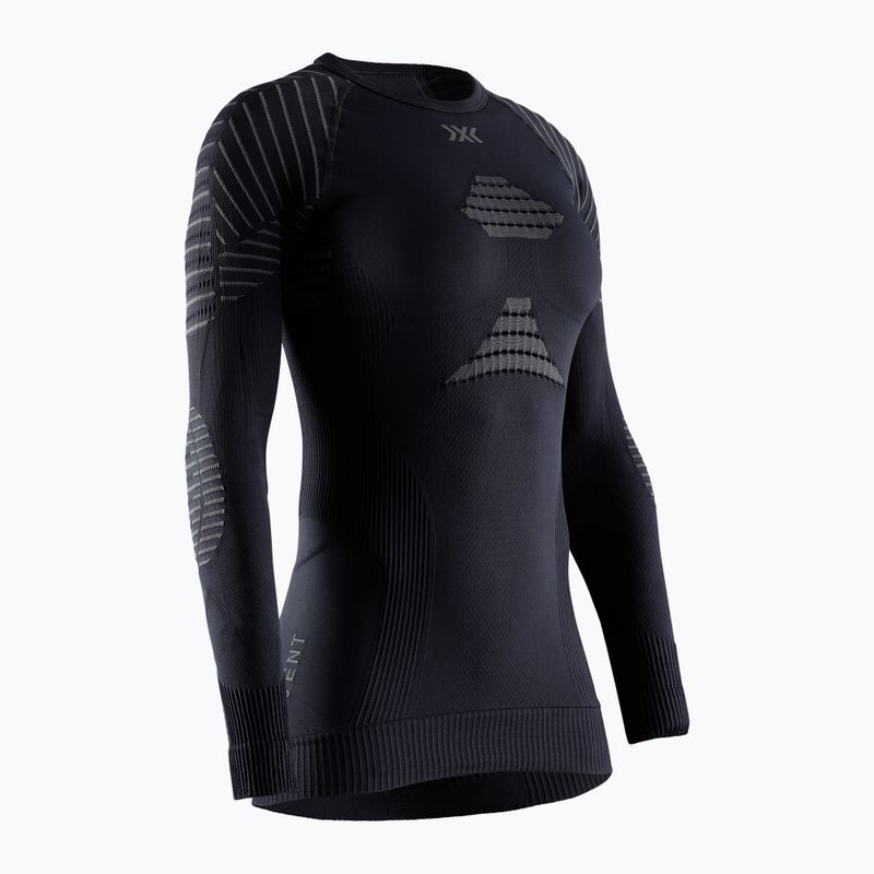 Women's thermal base layer top X-Bionic Invent 4.0 LS black/charcoal 6