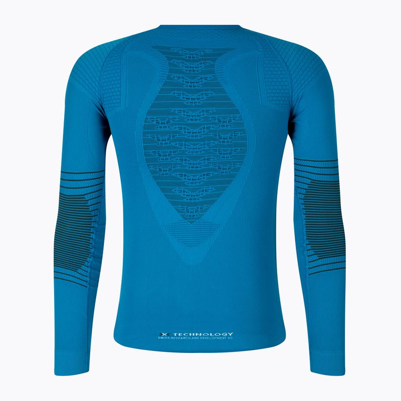Men's thermal active sweatshirt X-Bionic Energizer 4.0 teal blue/anthracite 2