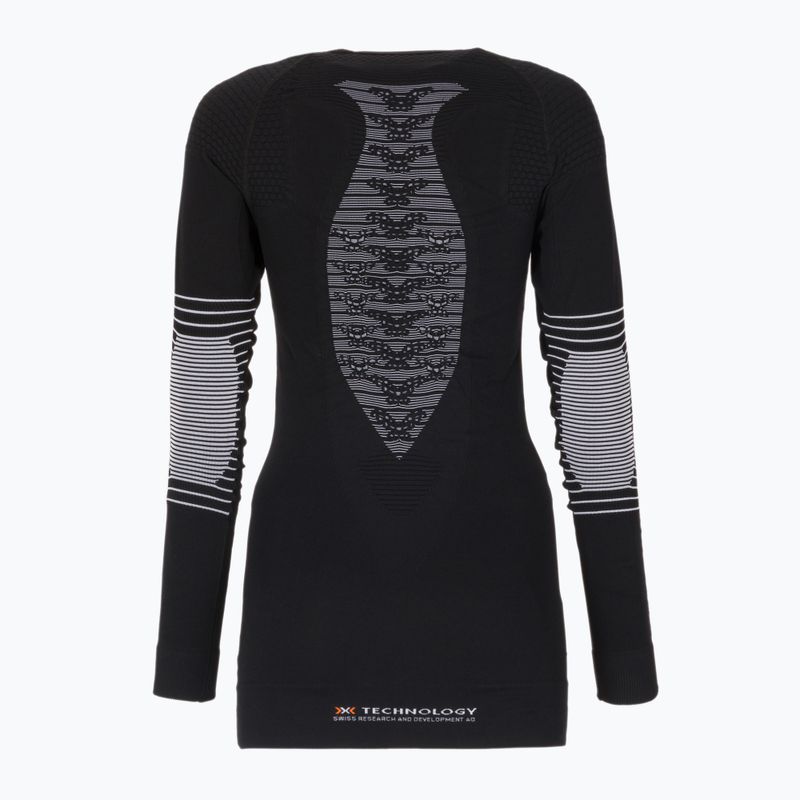 Women's thermal active sweatshirt X-Bionic Energizer 4.0 opal black/arctic white 2
