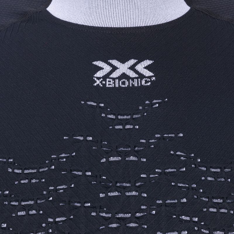Men's thermal active sweatshirt X-Bionic The Trick 4.0 Run opal black/arctic white 3