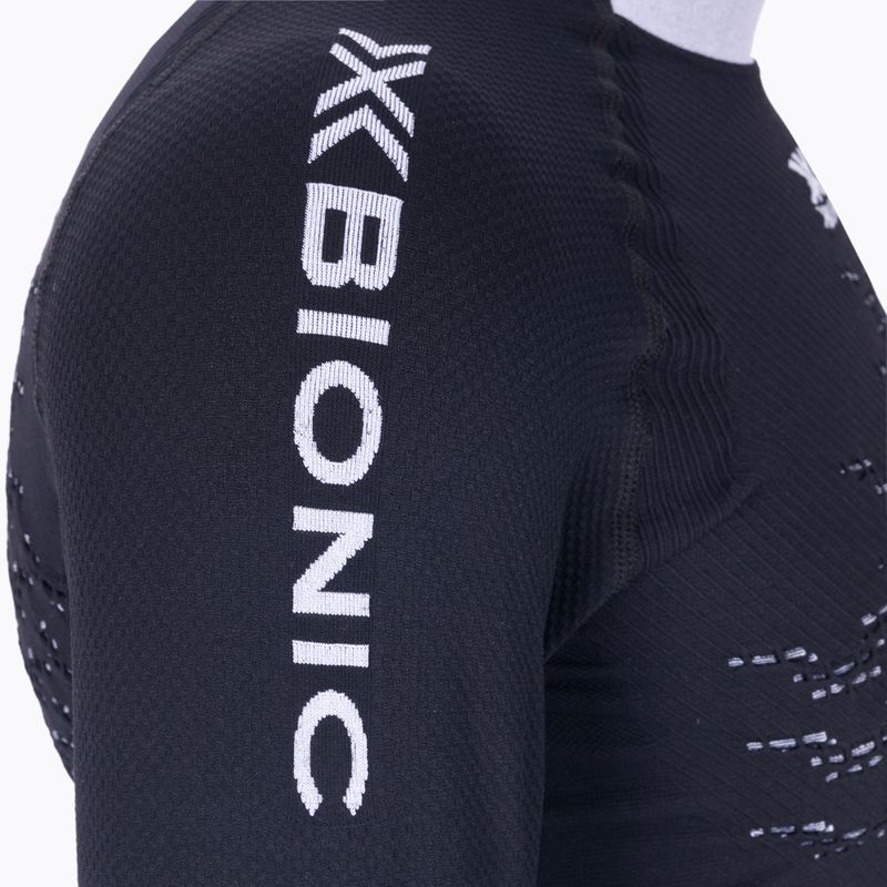 Men's thermal active sweatshirt X-Bionic The Trick 4.0 Run opal black/arctic white 4