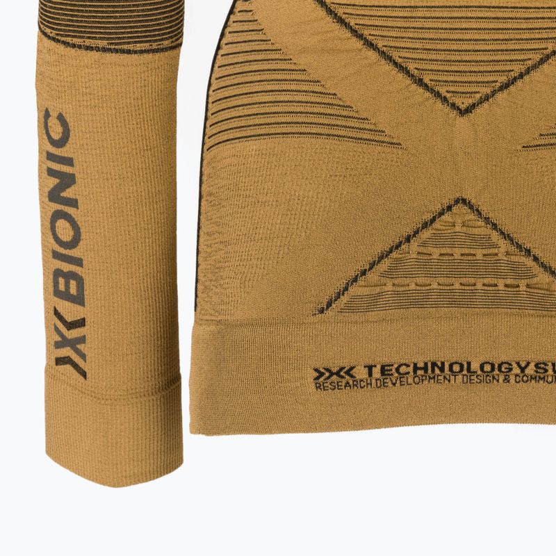 Women's thermal active sweatshirt X-Bionic Radiactor 4.0 gold/black 5