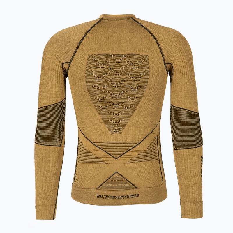 Men's thermal active sweatshirt X-Bionic Radiactor 4.0 gold/black 2