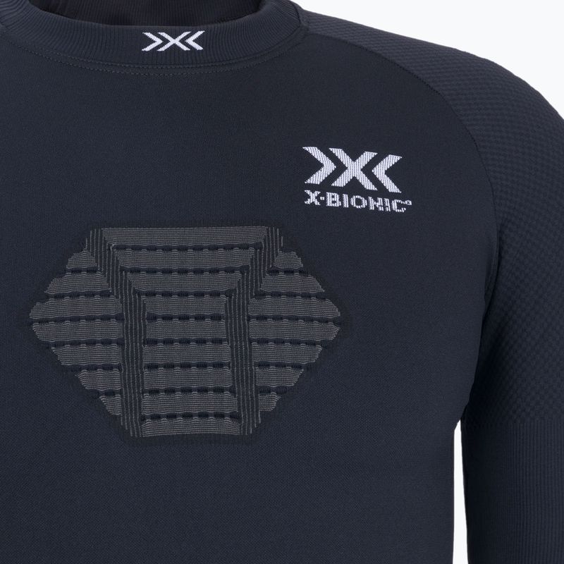 Men's thermal active sweatshirt X-Bionic Invent 4.0 Run Speed black/charcoal 3