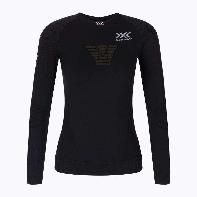Women's thermal active sweatshirt X-Bionic Invent 4.0 Run Speed black/charcoal