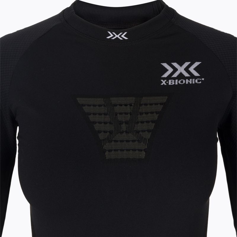 Women's thermal active sweatshirt X-Bionic Invent 4.0 Run Speed black/charcoal 3