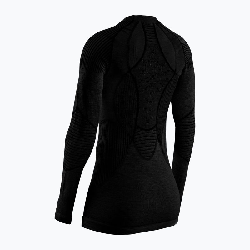 Women's thermal active sweatshirt X-Bionic Apani 4.0 Merino black/black 5