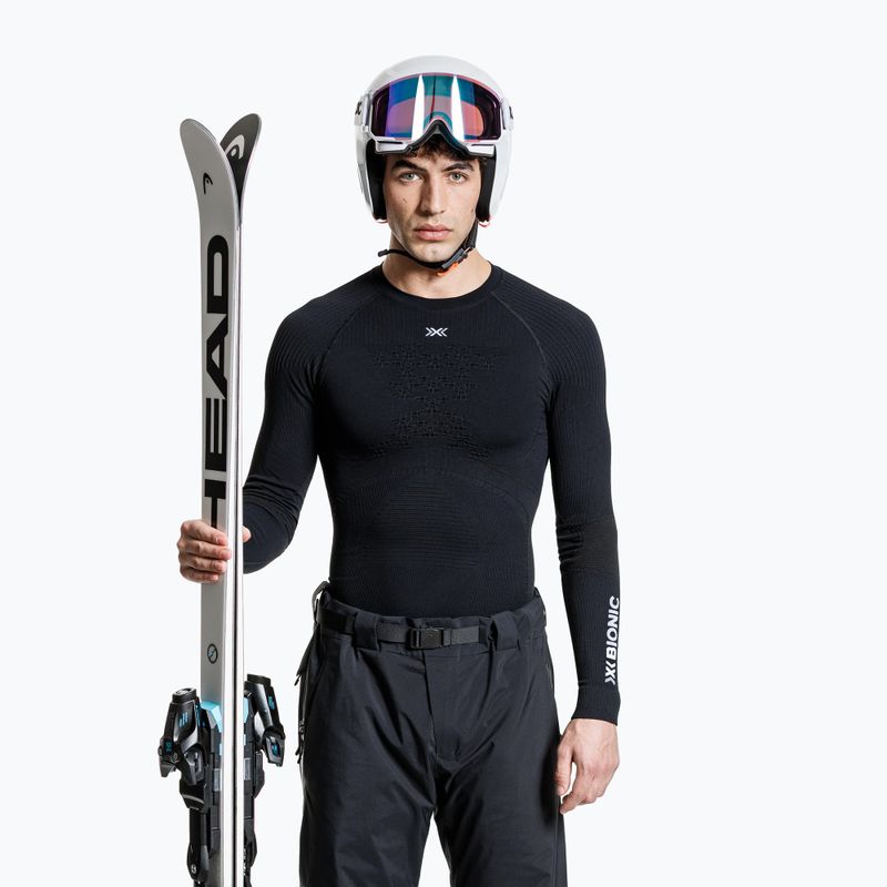 Men's thermal active sweatshirt X-Bionic Energy Accumulator 4.0 black/black 2