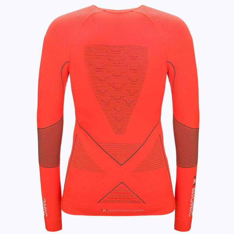 Men's thermal active sweatshirt X-Bionic Energy Accumulator 4.0 sunset orange/anthracite 2