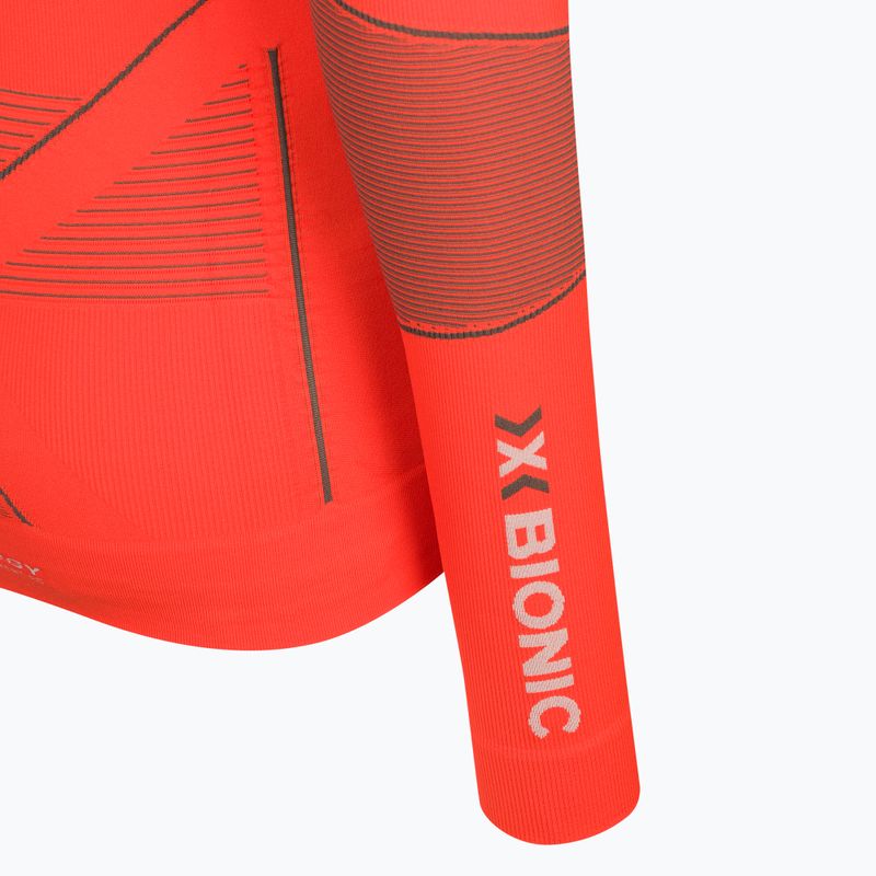 Men's thermal active sweatshirt X-Bionic Energy Accumulator 4.0 sunset orange/anthracite 3