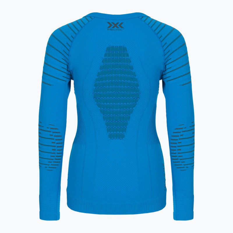 Children's thermal top X-Bionic Invent 4.0 LS teal blue/anthracite 2