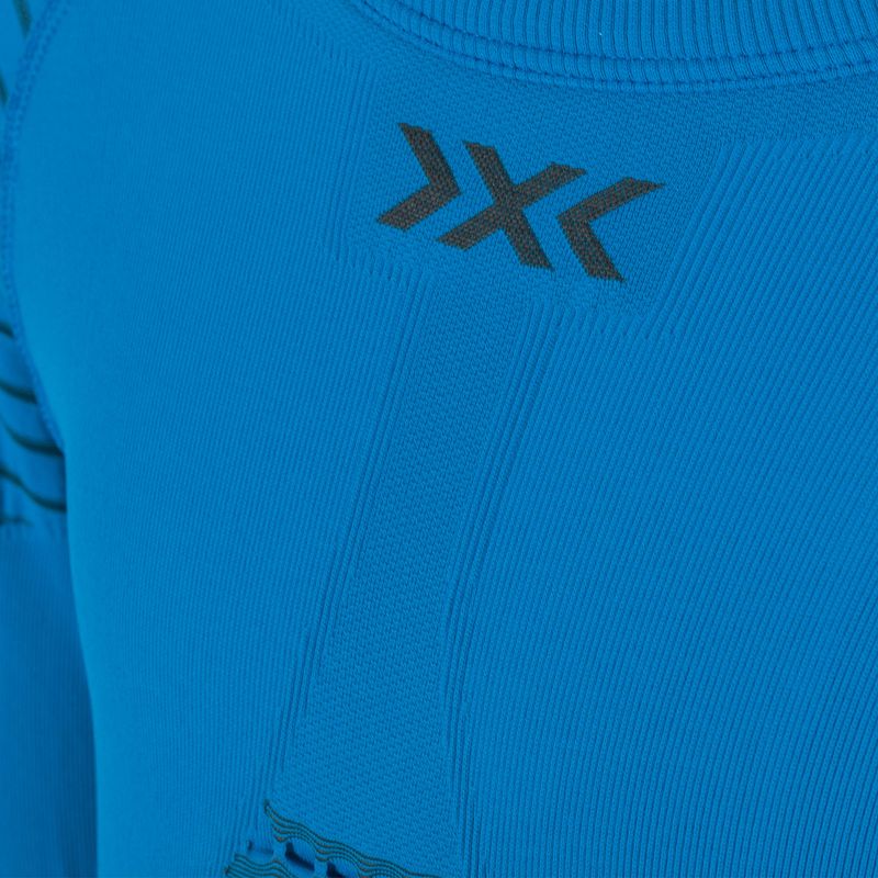 Children's thermal top X-Bionic Invent 4.0 LS teal blue/anthracite 3