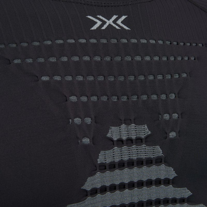 Men's thermal base layer top X-Bionic Energy Accumulator Origins charcoal/pearl grey 3
