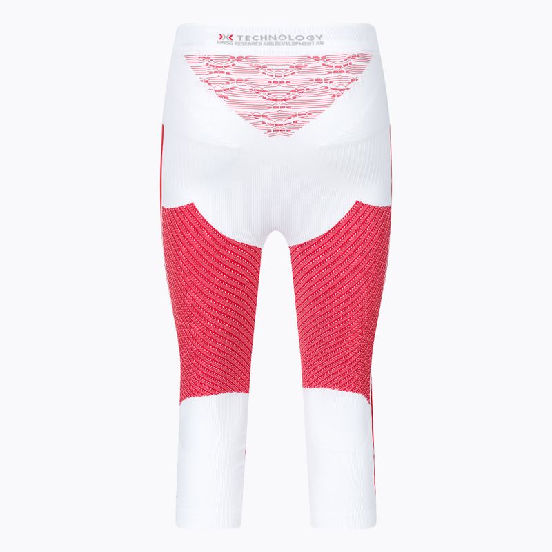 Men's 3/4-length thermal pants X-Bionic Energy Accumulator 4.0 Patriot Poland white and red EAWP53W19M 2