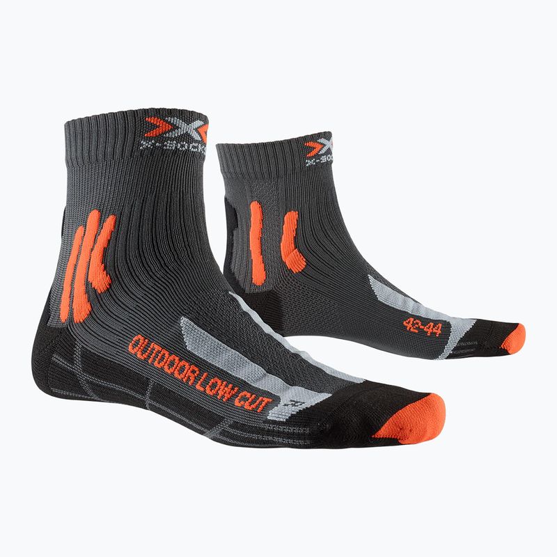 Socks X-Socks Trek Outdoor Low Cut anthracite/orange 2