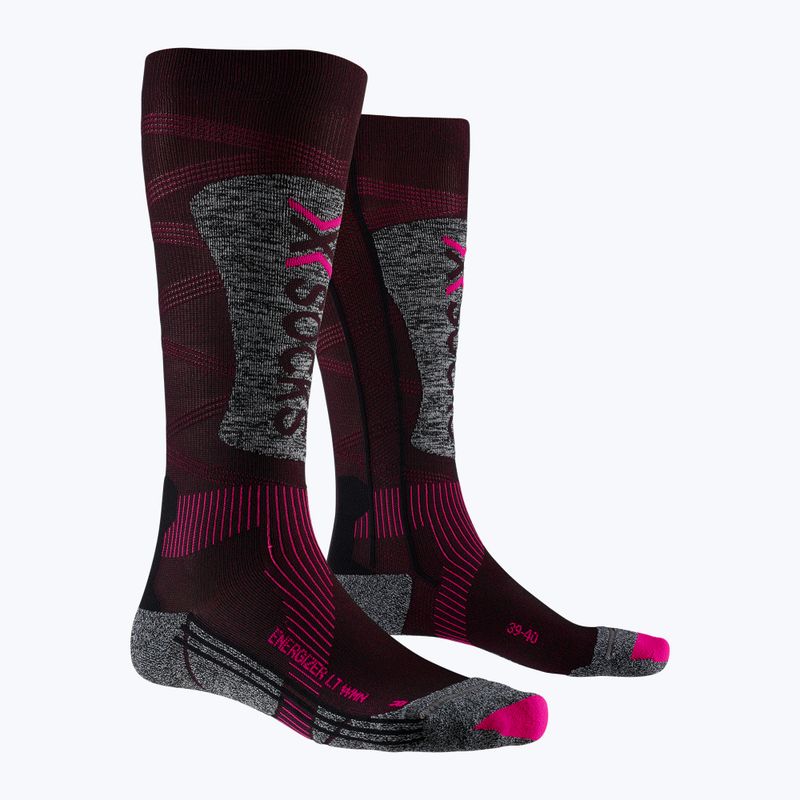 Women's ski socks X-Socks Ski Energizer Lt 4.0 black XSSSNGW20W 5