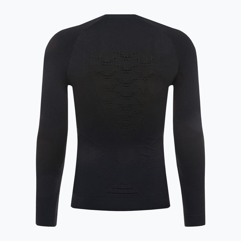 Men's thermal active sweatshirt X-Bionic Energy Accumulator 4.0 LS opal black/arctic white 2