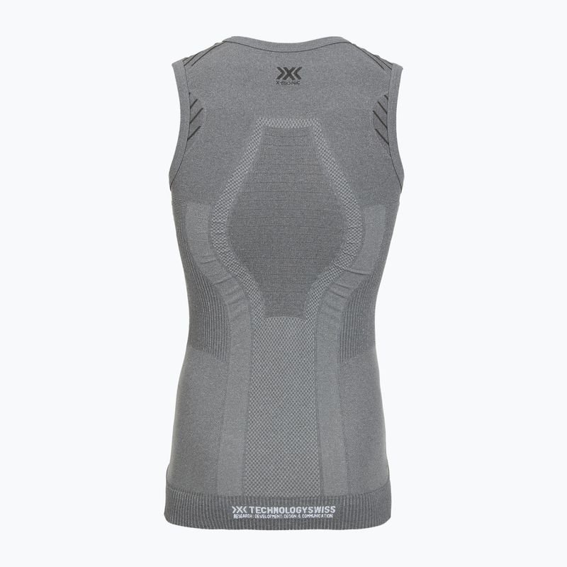Men's thermal shirt X-Bionic Invent 4.0 Lt Singlet Grey Melange/Anthracite 2