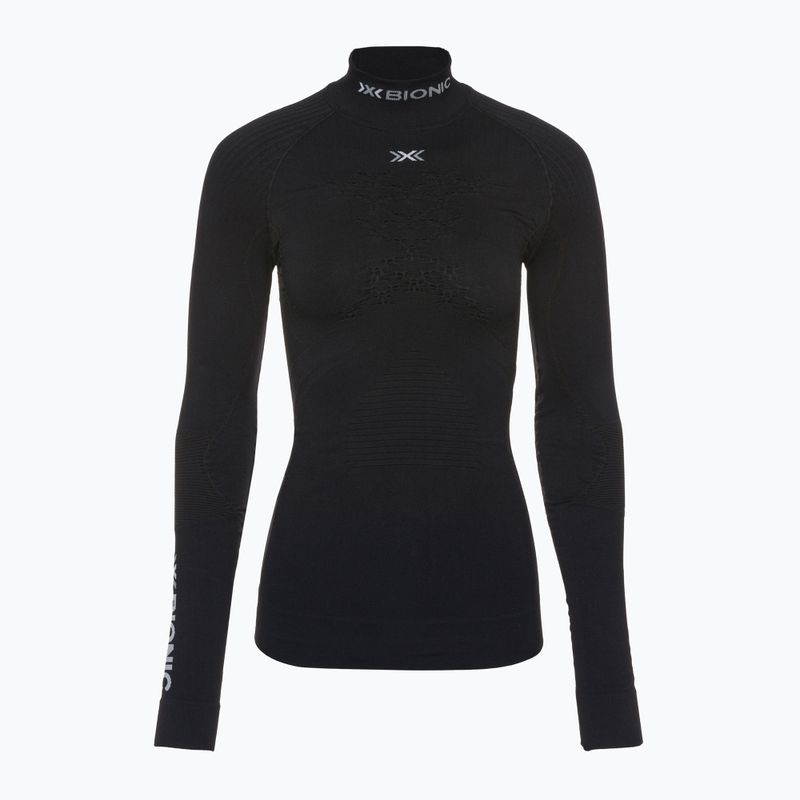 Women's thermoactive sweatshirt X-Bionic Energy Accumulator 4.0 Turtle Neck opal black/arctic white 3