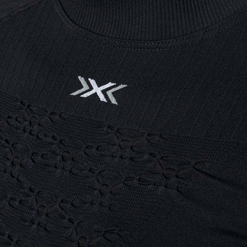 Women's thermoactive sweatshirt X-Bionic Energy Accumulator 4.0 Turtle Neck opal black/arctic white 4