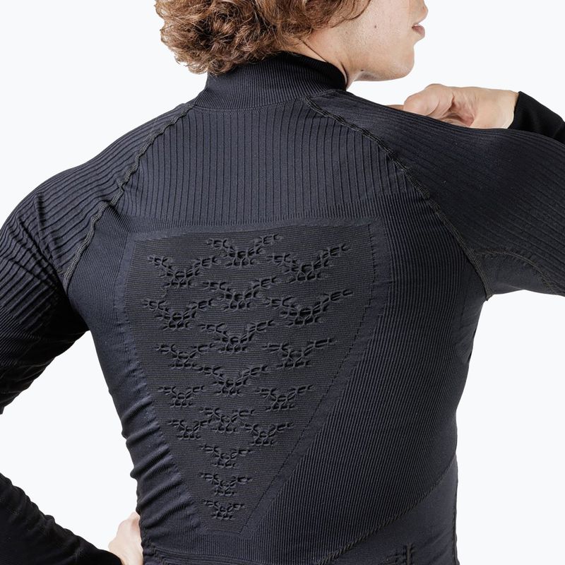 Men's thermal active sweatshirt X-Bionic Energy Accumulator 4.0 Turtle Neck opal black/arctic white 2