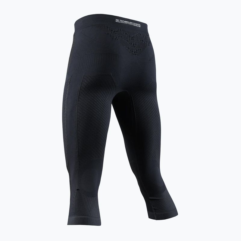 Men's thermal leggings X-Bionic Energy Accumulator 4.0 Pants 3/4 opal black / arctic white 2