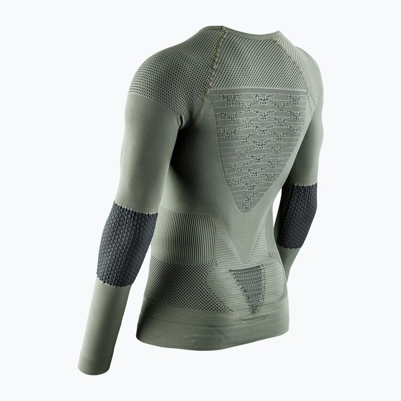 Men's thermal active sweatshirt X-Bionic X-Plorer Energizer 4.0 Shirt Lg Sl olive green/anthracite 2