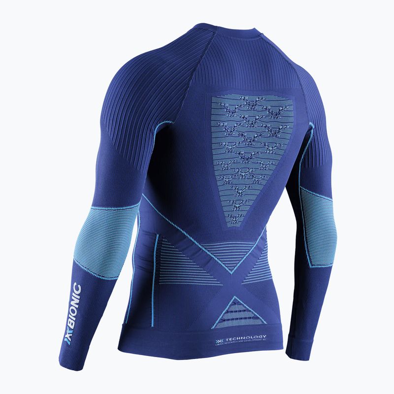 Men's thermal base layer top X-Bionic Energy Accumulator 4.0 LS navy/blue 6