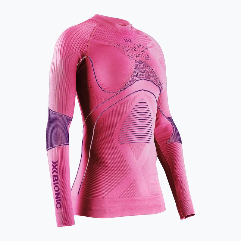 Women's thermal active sweatshirt X-Bionic Energy Accumulator 4.0 LS magnolia purple/fuchsia 5