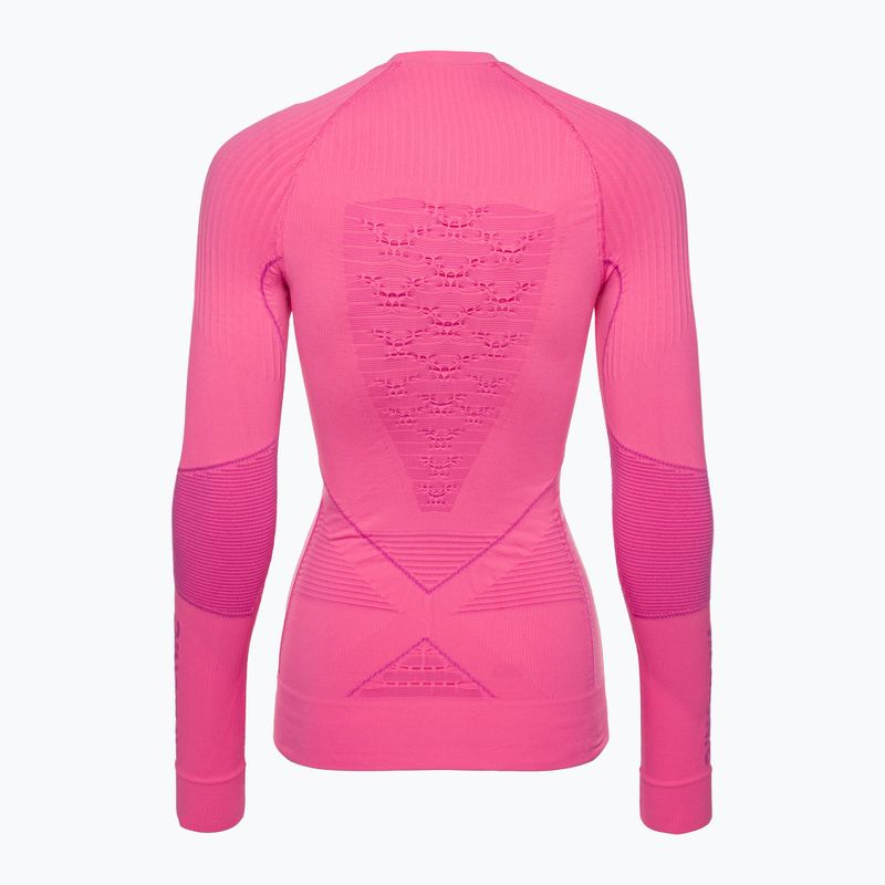 Women's thermal active sweatshirt X-Bionic Energy Accumulator 4.0 LS magnolia purple/fuchsia 2