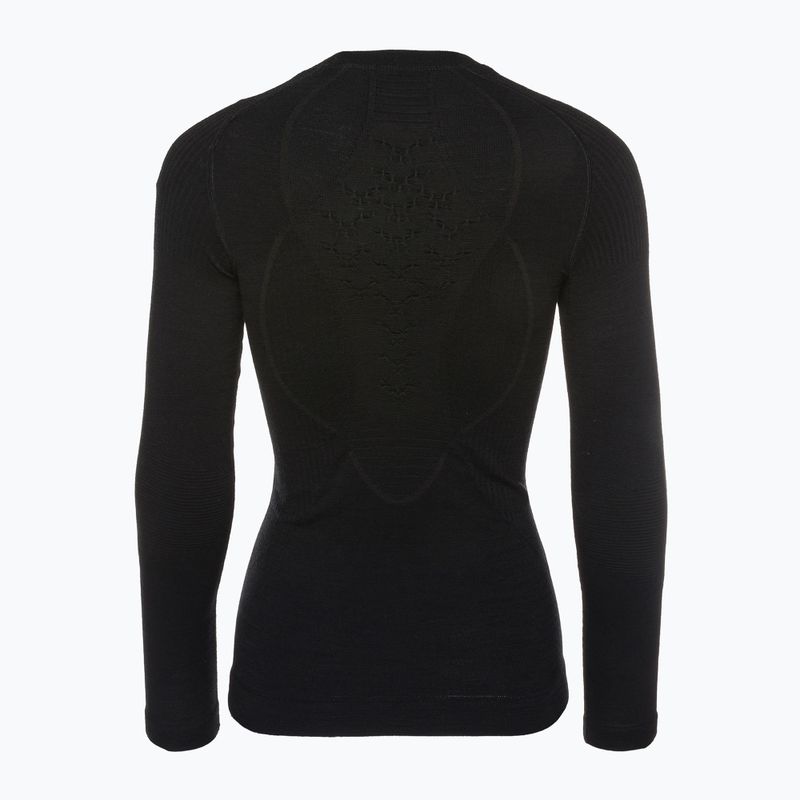 Women's thermoactive sweatshirt X-Bionic Merino black/black 4