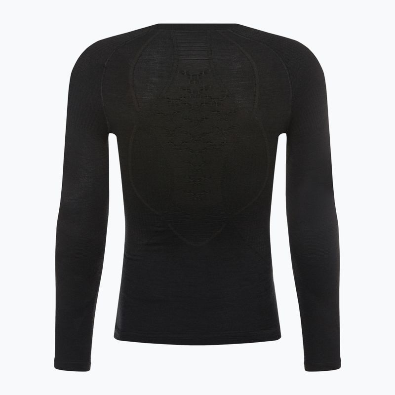 Men's thermal active sweatshirt X-Bionic Merino black/black 3