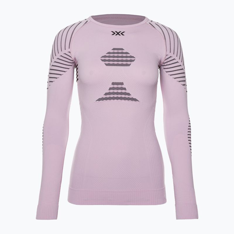 Women's thermoactive sweatshirt X-Bionic Invent 4.0 winsome orchid/opal black 2