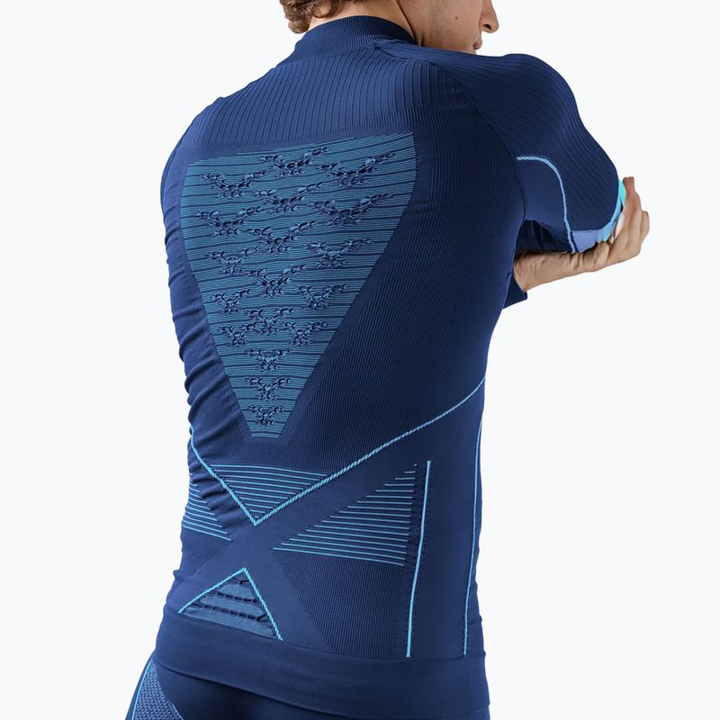 Men's thermal base layer top X-Bionic Energy Accumulator 4.0 Turtle Neck navy/blue 3