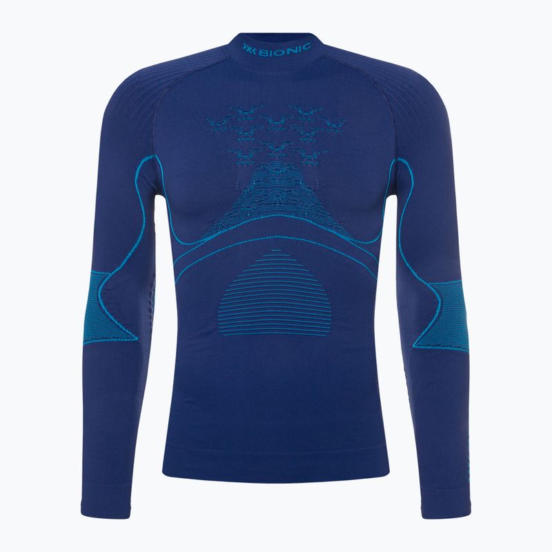 Men's thermal base layer top X-Bionic Energy Accumulator 4.0 Turtle Neck navy/blue 4