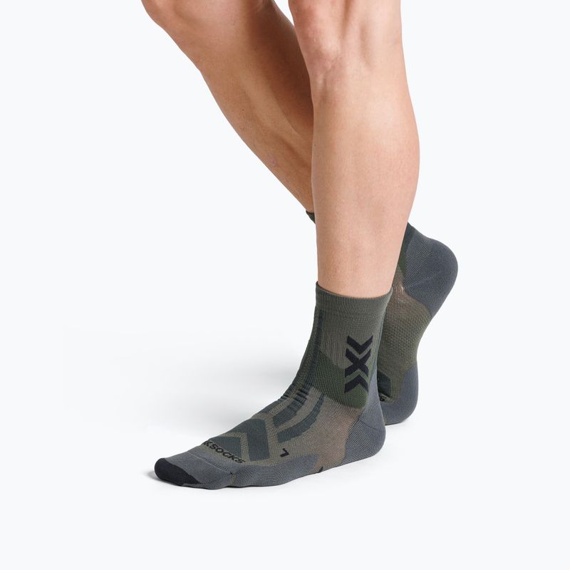 Socks X-Socks Hike Discover Ankle dark sage/black 2