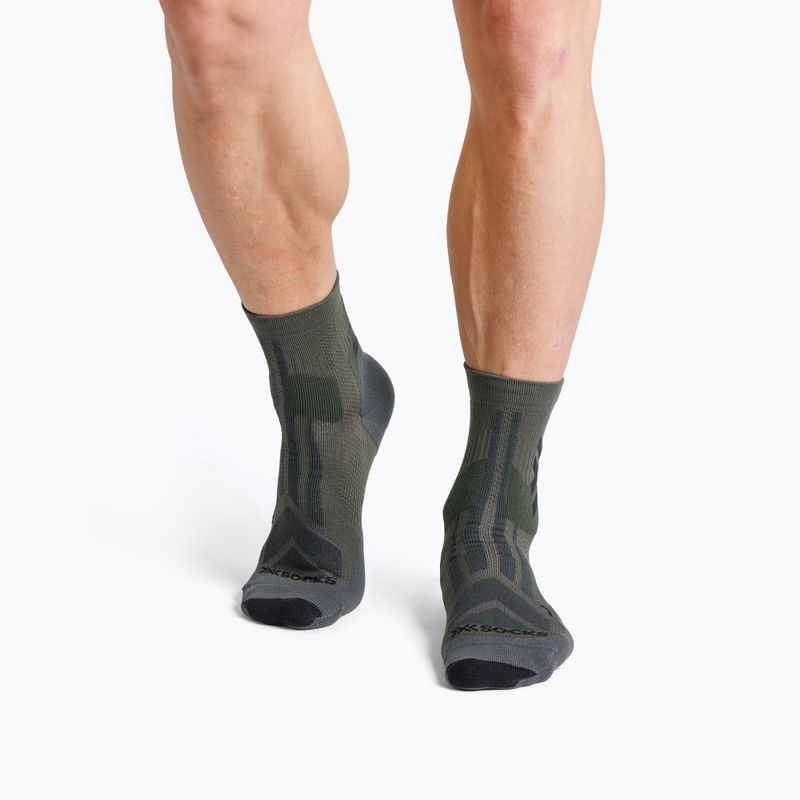 Socks X-Socks Hike Discover Ankle dark sage/black 3