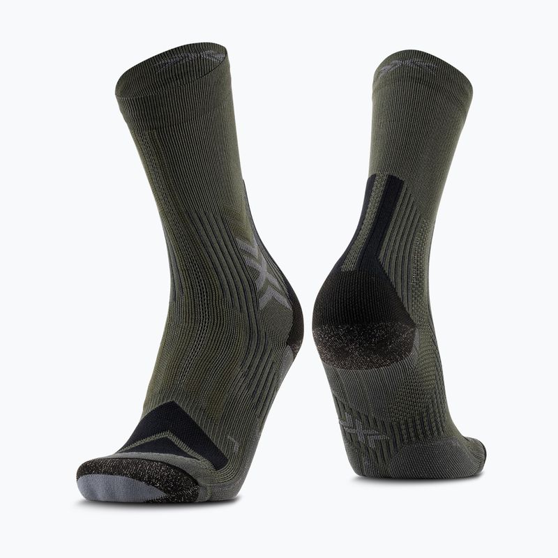 Socks X-Socks męskie Hike Expert Silver Crew green/black