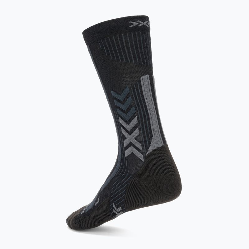 Men's socks X-Socks Trekking Perform Merino Crew black/charcoal 2