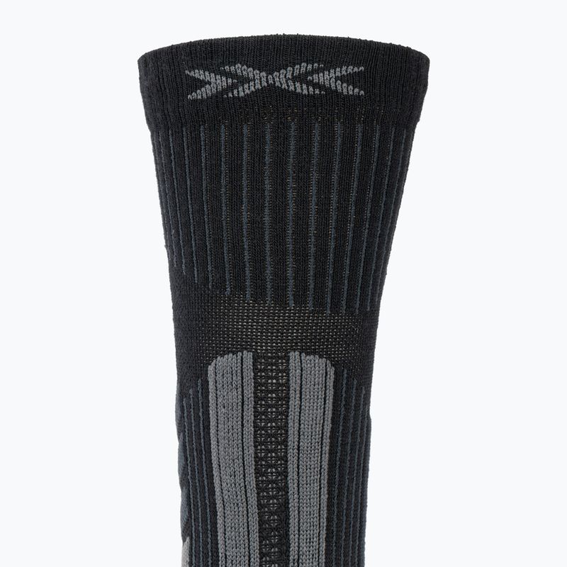 Men's socks X-Socks Trekking Perform Merino Crew black/charcoal 4
