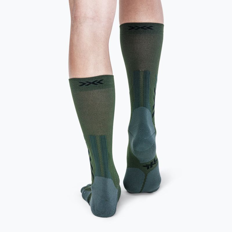 Socks X-Socks Hike Discover Crew green/black 3