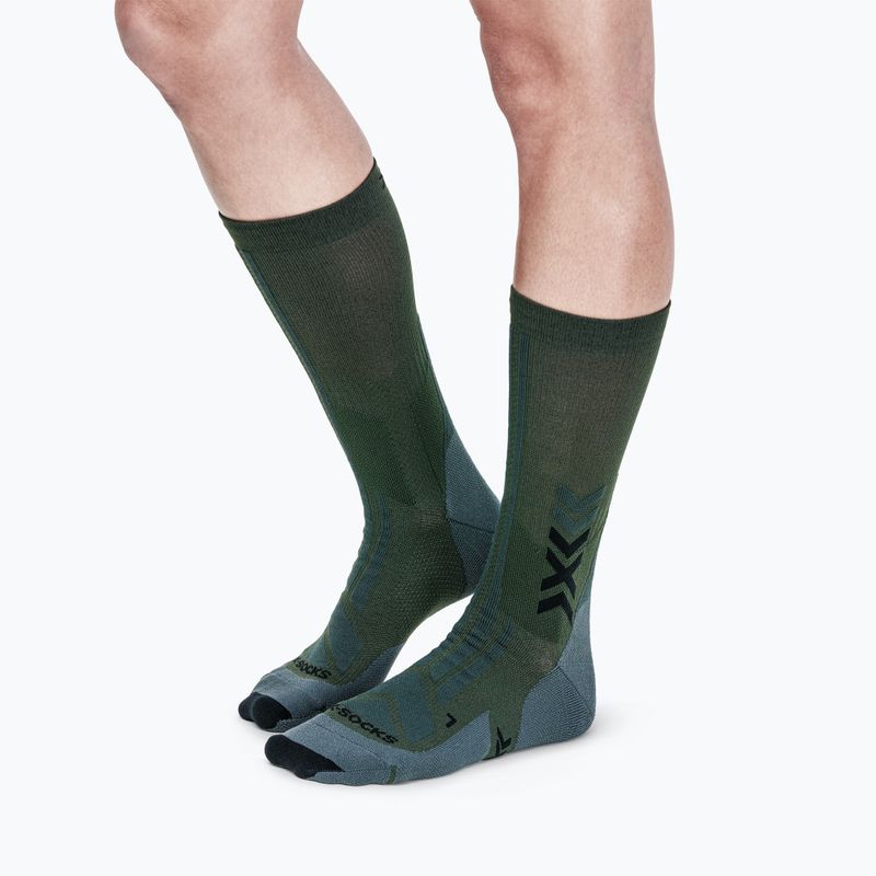 Socks X-Socks Hike Discover Crew green/black 4