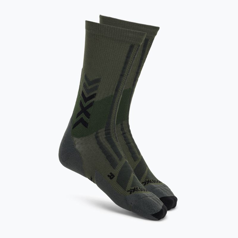 Socks X-Socks Hike Discover Crew green/black