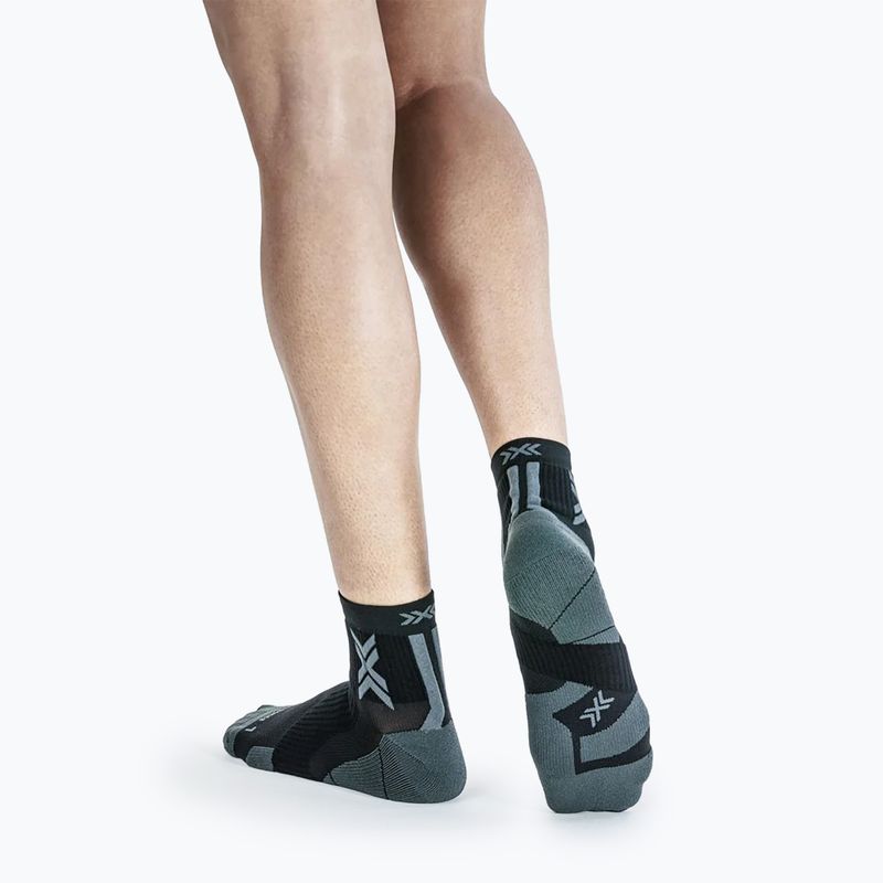 Men's X-Socks Run Perform Ankle running socks black/charcoal 3