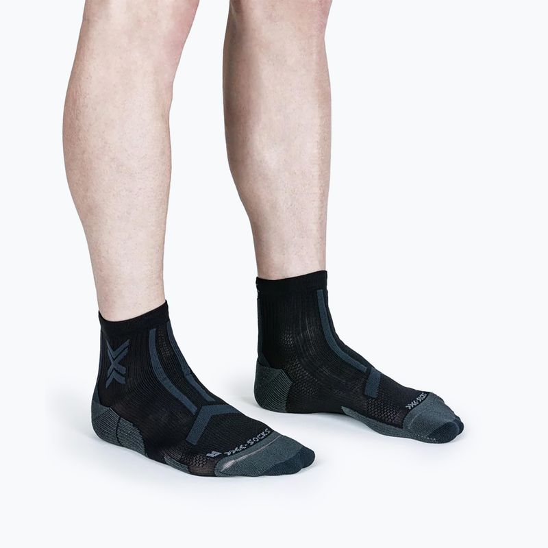X-Socks Trailrun Discover Ankle socks black/charcoal 2