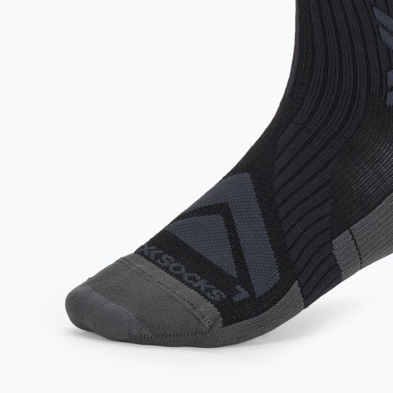 X-Socks bicycle Expert Merino Crew black/charcoal cycling socks 3