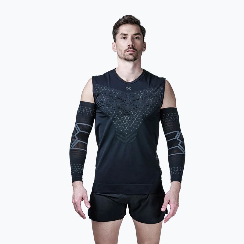 X-Bionic Twyce Armsleeve compression wristbands black/charcoal 2