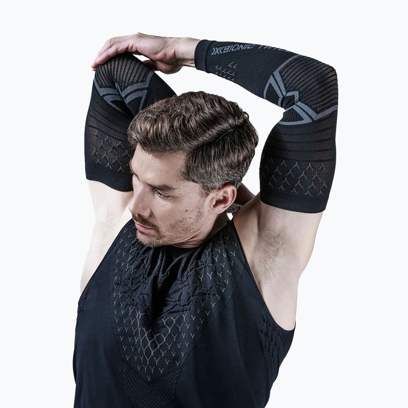 X-Bionic Twyce Armsleeve compression wristbands black/charcoal 4