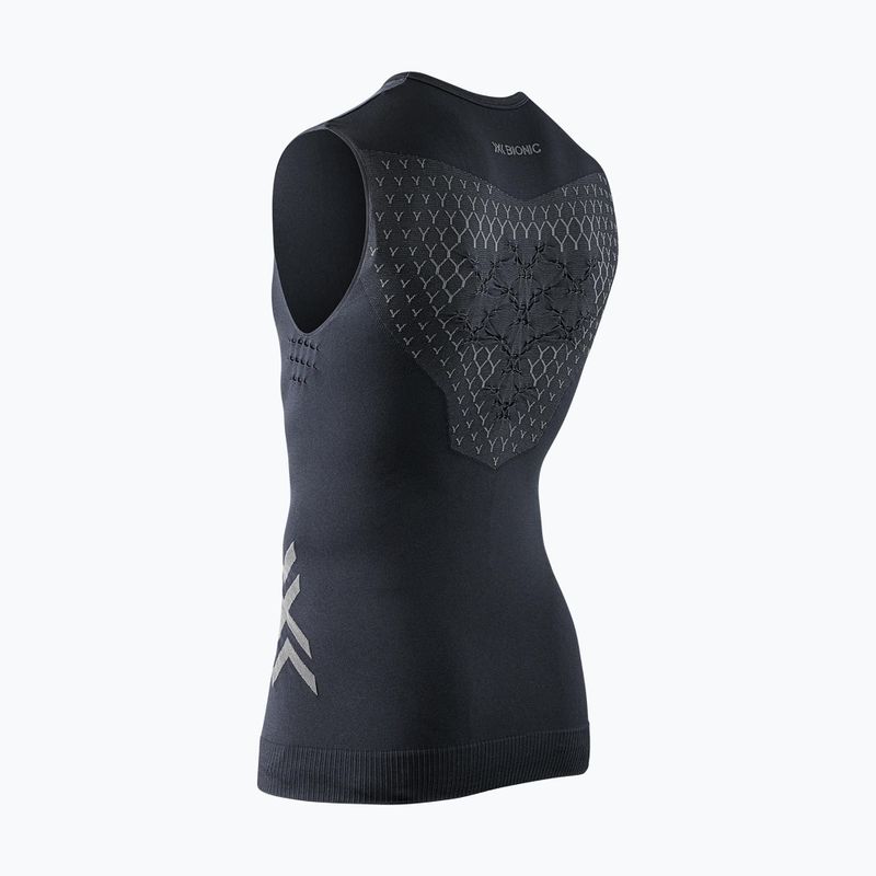 Men's Running T-Shirt X-Bionic Twyce Run Singlet black/charcoal 2